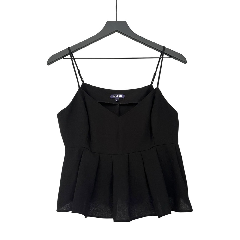 Tilden black tank top